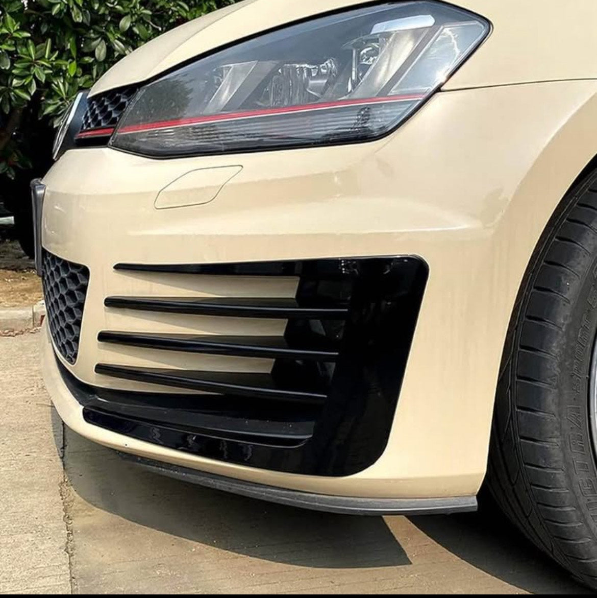 Bumper Flag pour Volkswagen Golf GTI MK7 (2015-2017)