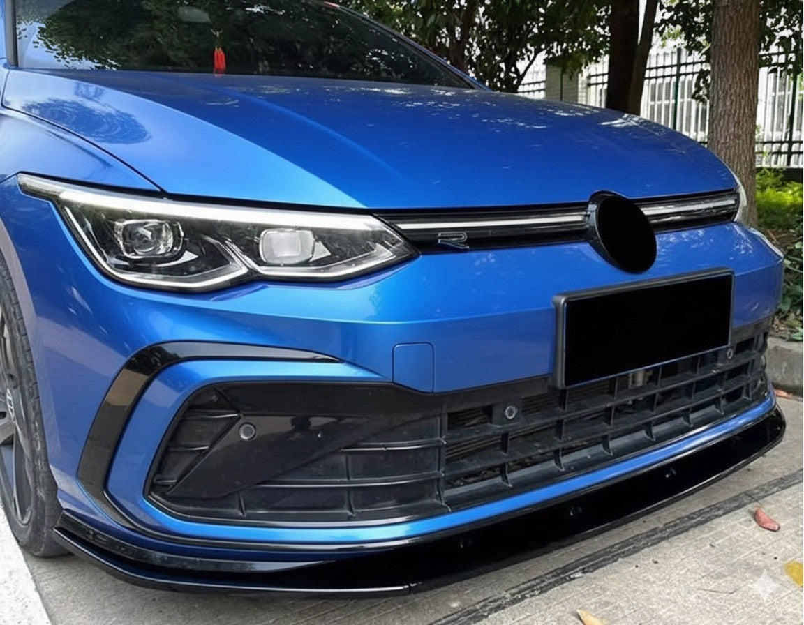Lip avant pour Volkswagen Golf 8 MK8 GTI GTD R-Line Rline 2020-2025